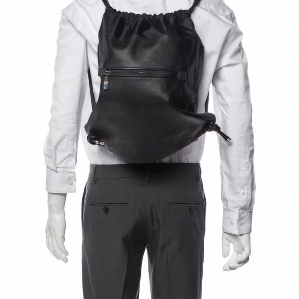 Dior Homme Black Leather Backpack